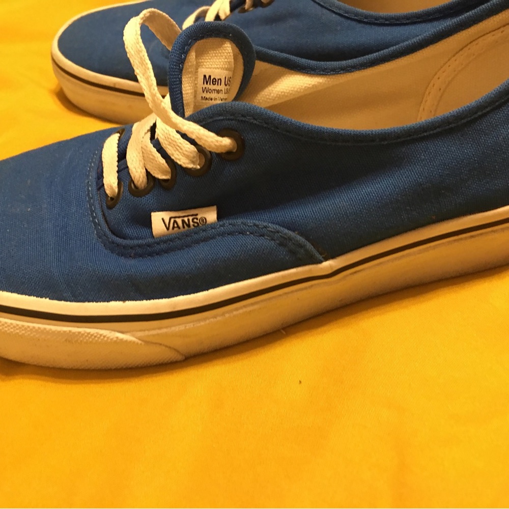 Van’s Off the Wall Skater Shoes Classic Blue Men’s Size 7 Women’s Size 8.5 - Picture 5 of 8